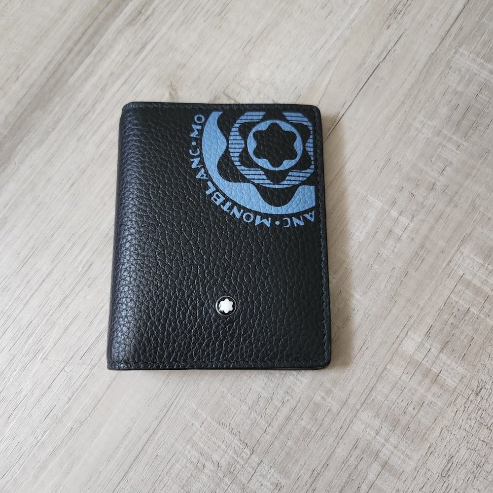 Mont Blanc Wallet Special Edition with ID window. New with tag